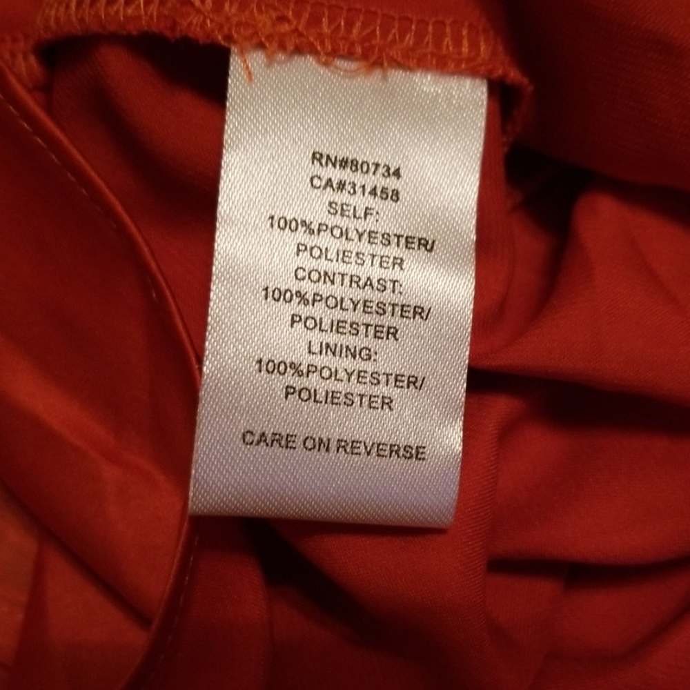BCBGENERATION burnt orange dress - Picture 8 of 8